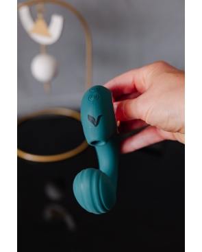 Moon – luksusowy wibrator ssąco-wibracyjny, 20 trybów przyjemności